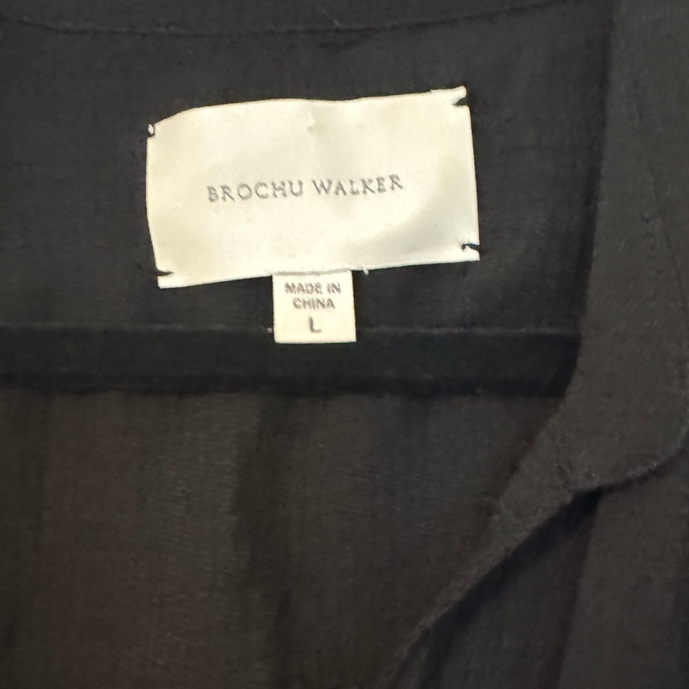 Brochu Walker The Madsen Shirtdress in Black - Picture 14 of 15